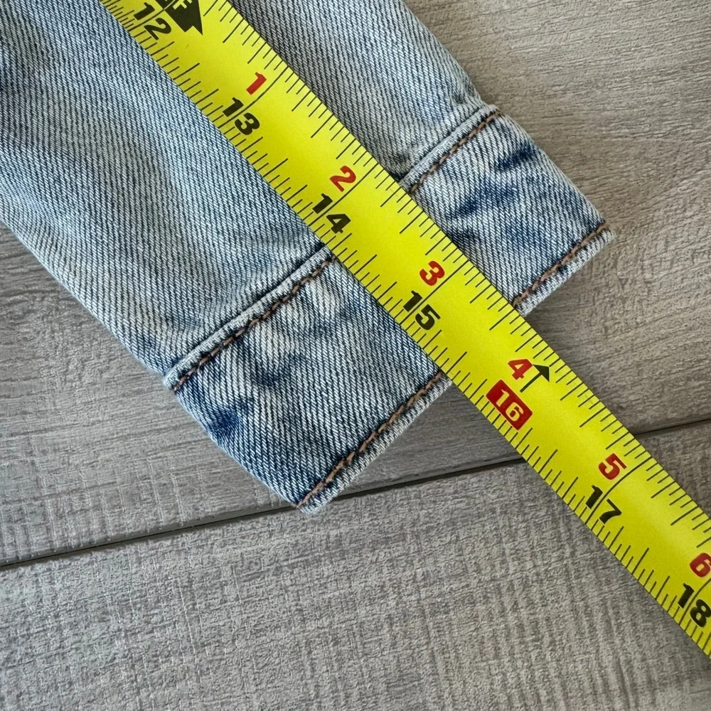 Baby Gap Denim Jacket Toddler 5 Years Light Wash Distressed Trucker